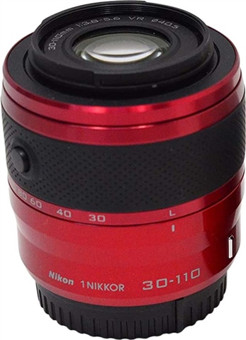 Nikon 1 30-110mm f/3.8-5.6 VR Red Lens